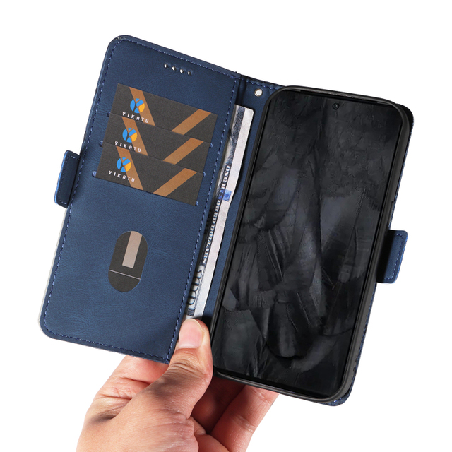 For Google Pixel 6 7 8 Pro Leather Flip Wallet Phone case for Pixel 7A 8A Holster Cover