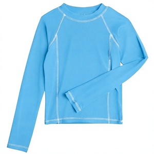 Chemises de compression pour hommes, t-shirts de sport, vêtements de fitness hautement extensibles, col rond élégant, grandes tailles, sweat-shirts à séchage rapide - Product Image 1