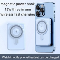 OEM/ODM PD20W Carga rápida 10000mAh Cargador de teléfono portátil Estación de energía Banco de energía Cargador inalámbrico magnético con soporte