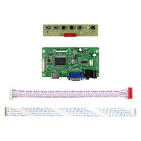 Papan Driver Lcd Universal Vga 30Pin Edp Tft Lcd, papan konverter 11.6 inci 13.3 inci 1920X1080 Kit papan Driver Lcd