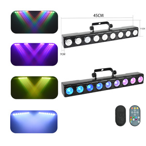 Redsun <span class=keywords><strong>LED</strong></span> tuyến tính tường rửa đèn mini <span class=keywords><strong>RGB</strong></span> <span class=keywords><strong>LED</strong></span> giai đoạn rửa loạt thanh ánh sáng 9*3 Wát tường máy giặt - Product Image 2