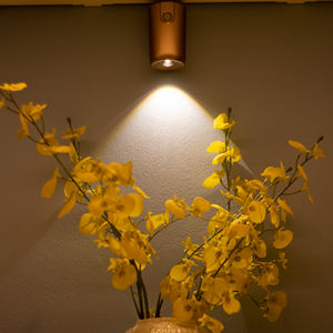 Lámpara de Pared LED Cilíndrica Negra Recargable USB-C con Sensor de Movimiento, B22, 3 Temperaturas de Color, 1200mAh, Encendido/Apagado Automático, Luz Nocturna Interior - Product Image 5