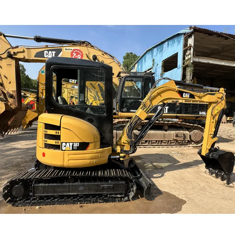 high quality 3 ton second hand cheap 90% new Japan caterpillar Good condition machine crawler digger used excavator cat 303cr