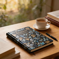 Carnet de notes personnalisé en gros pour femmes, agenda élégant, couverture rigide, reliure cousue, 100 feuilles