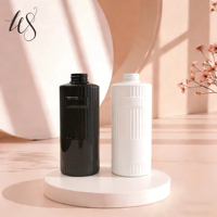 Flacons de shampoing, gel douche, masque capillaire, lotion et soin capillaire à rayures verticales de 500 ml et 750 ml, directement de l'usine