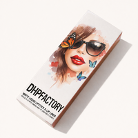 Boîtes d'emballage personnalisées en carton plié pour crayons à lèvres, gloss et kits de maquillage 3 pièces avec crayon à lèvres