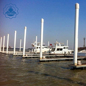 หมวกคลุมเสาเข็ม PE ป้องกันรังสียูวีและเป็นมิตรกับสิ่งแวดล้อมสำหรับท่าเรือลอยน้ำทางทะเล - Product Image 6