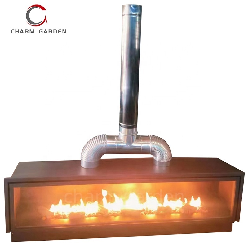 Modern Real Fire Natural Gas Liquefied