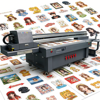 Impresora UV Plana Digital de Inyección de Tinta ATUE 2513 Tamaño A1 Multicolor para Etiquetas de Golf, Tazas, Botellas, Metal, Cuero y Madera