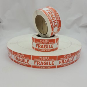 fragile adhesive sticker for craft and packing <b>box</b> - Product Image 3