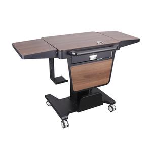 Podio Digital Avanzado para Aulas de Educación Electrónica; Atril para Equipamiento Escolar; Podio Audiovisual con Ruedas - Product Image 2