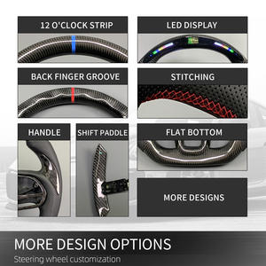 Venta Directa de Fábrica: Volante de Fibra de Carbono Personalizado para Land Rover Range Rover Evoque y Range Rover <span class=keywords><strong>Velar</strong></span>, Compatible con L494 - Product Image 4