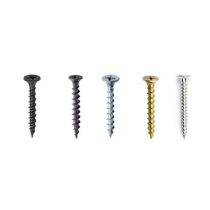 Venta de fábrica: Tornillo autorroscante negro de cabeza plana de acero C1022 para paneles de yeso, rosca fina/grosa, para tableros, Vietnam - Product Image 2