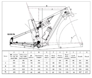 Cuadro de Bicicleta de Montaña SUNREMO AM Clase T1000 de Fibra de Carbono con <span class=keywords><strong>Doble</strong></span> <span class=keywords><strong>Suspensión</strong></span>, Cuadros MTB de 15/17/19/21 cm, Cuadro de Bicicleta de Montaña con <span class=keywords><strong>Suspensión</strong></span> Trasera de <span class=keywords><strong>29</strong></span> Pulgadas - Product Image 6