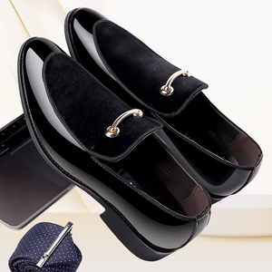 Zapatos de <span class=keywords><strong>charol</strong></span> de gamuza grande tendencia Slip-on <span class=keywords><strong>zapato</strong></span> de boda zapatos de <span class=keywords><strong>hombre</strong></span> - Product Image 4