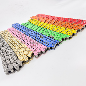 Kit de chaîne et pignon WANOU 420 428 428H 520H avec joints toriques colorés pour motos - Product Image 4