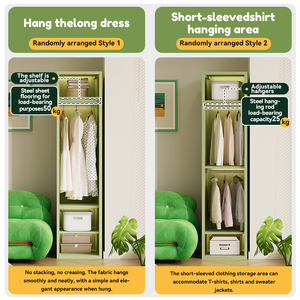 Armoire en acier pour chambre <span class=keywords><strong>de</strong></span> garçon, armoire en métal verte avec porte, sûre et durable, adaptée aux enfants - Product Image 3