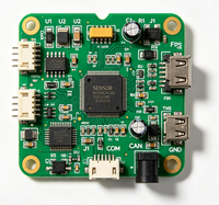 Module de capteur sans fil PCBA, carte de circuit imprimé FR4 HDI, assemblage SMT DIP RoHS, contrôle d'impédance pour dispositif de détection IoT
