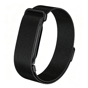 สายนาฬิกาโลหะสแตนเลสสตีลขนาด 18 มม. สำหรับ Google Fitbit Air สายรัดข้อมือทดแทน - Product Image 1