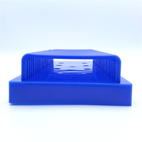 Plastic Slide Drying Stand 25 Place Microscope Glass Slide Draining Racks for Lab