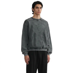 Sudadera Personalizada con Corte y Confección a Medida, Corte Regular, Estilo Vintage, Lavado Ácido, 350 Gramos, Efecto Desteñido por el Sol, 100% Algodón, Invierno - Product Image 1