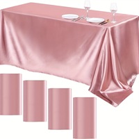 Nappe carrée en polyester de couleur unie en gros, nappe de banquet d'hôtel et de mariage, décoration de couleur unie personnalisable