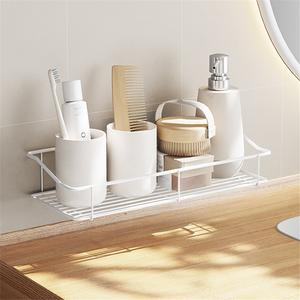 Étagère murale moderne en alliage de zinc à ventouse pour toilettes, salle de bain et cuisine, installation sans perçage - Product Image 4