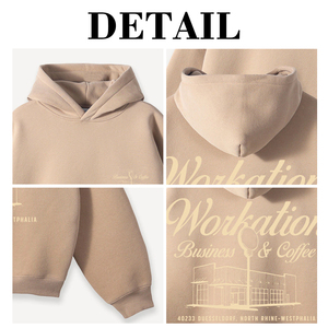KingSen Hot Sale Custom Logo Drop Shoulder <b>Pullover</b> Hoodie Oversized 100% Cotton 500gsm Sweatshirt <b>for</b> <b>Men</b> Women - Product Image 6