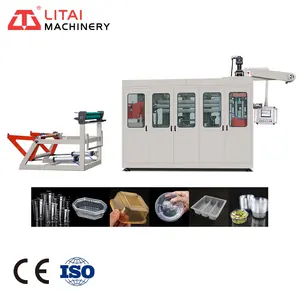 Automatic Machine For Making Disposable Glass Plastic Lid For Coffee Cups