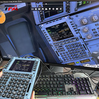 Simulador de Vuelo en Oferta, Controles de Simulador de Vuelo, Plataforma de Simulación de Vuelo, Panel de Simulador de Vuelo MCDU de Segunda Generación