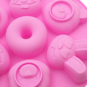 271 Cổ Phiếu Nhà Máy 7 Lỗ Phim Hoạt Hình Thỏ Và Gấu Hình Dạng Xà Phòng Làm Khuôn Silicone Bánh Khuôn S Nến Xà Phòng Làm Nhựa Silicone - Product Image 5