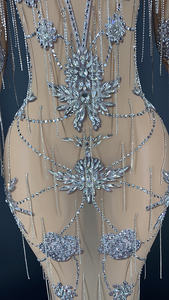 Ever NOVANCE — robe de soirée Sexy Y2346, en cristal scintillant, avec des franges, robes de mariage, tapisserie, modèle <span class=keywords><strong>2022</strong></span> - Product Image 5