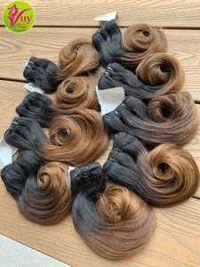 ผมมนุษย์สีน้ำตาลกลางแบบตรง พร้อมเชือกผูกผม HD Lace Closure ผมแท้ 100% ทุกสี - Product Image 5