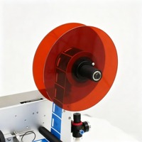 Machine d'étiquetage de bureau semi-automatique pour bouteilles de vernis à ongles en plastique, adhésif de surface pour boîtes carrées plates