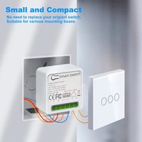 Interrupteur intelligent WiFi Matter MT-TDQ-16A-1G 16A, module relais pour éclairage domestique intelligent, commande vocale, compatible HomeKit Tuya Smartlife