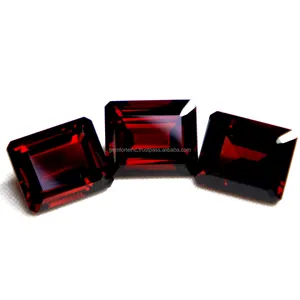 Batu Garnet alami dalam berbagai bentuk dan ukuran warna merah kualitas tinggi perhiasan Garnet Januari Birthstone membuat India Garnet merah