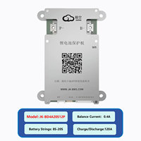 JK-BD4A20S12P Placa de Protección Inteligente para Baterías de Litio de 8S-20S 48V, Carga/Descarga de 120A, Balance de 0.4A, Monitoreo por APP, Calentamiento