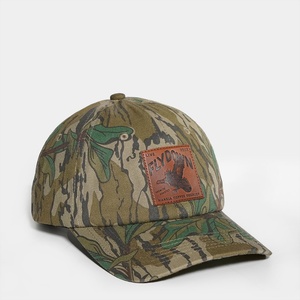 Gorras de Cuero Personalizadas con Camuflaje RealTree, Gorras de 6 Paneles con Cierre a Presión - Product Image 4