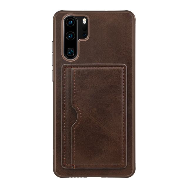 2020 Hot Selling PU Wallet Card Holder Case for Huawei P30 Pro P40 Lite Shock Back Case Cover Y7P Nova 6SE Cases