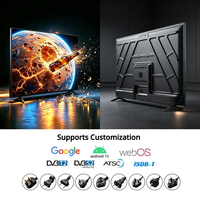Televisor Inteligente LCD de Red a Prueba de Explosiones, Pantalla Grande Personalizable de 1080p Full-HD, Interfaz VGA, Carcasa Negra
