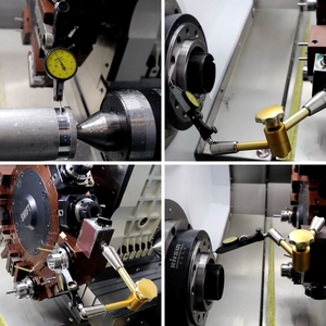 Nhiệm vụ trung bình nghiêng giường máy tiện CNC và công cụ tự động thay đổi máy tiện cho trung tâm quay kim loại - Product Image 3