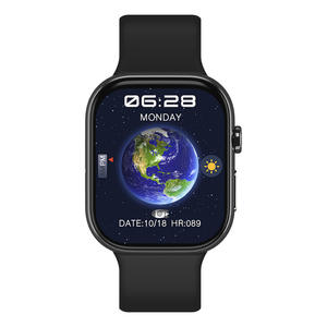 Montre connectée magnétique en silicone carrée T8Pro 2,02 pouces AMOLED avec moniteur de fréquence cardiaque et d'oxygène sanguin, appels, mode sport CHATGPT, IP68 - Product Image 1