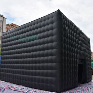 Carpa Inflable para Discoteca, Cubo Negro Portátil para Fiestas de Cumpleaños, Bodas, Bar, <span class=keywords><strong>Casa</strong></span> Móvil para Jardín - Product Image 2