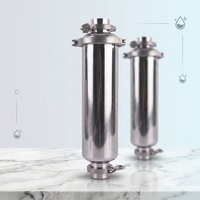 Housing Filter Air Stainless Steel 10/20 Inch Kelas 304/316 Sistem Pra-Filtrasi Industri Tugas Berat