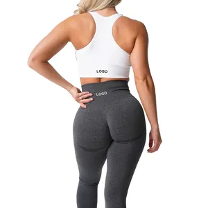 NVGTN High Waisted Seamless Spandex Leggings for Women - Soft Contour 2.0  Yoga Pants, Fitness & Gym Tights