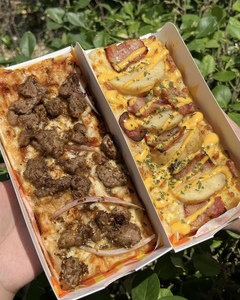 Scatola per <span class=keywords><strong>Pizza</strong></span> con Cassetto Scorrevole, Confezione Rettangolare per <span class=keywords><strong>Pizza</strong></span> Singola o Pasta al Forno, Mini Contenitore in Cartone - Product Image 4