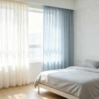 Tissu transparent aspect lin ignifuge par nature OEM/ODM |   Conforme à la norme NFPA 701 |   280 cm de large pour les projets commerciaux