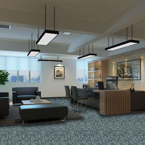 Environmental Nylon Loop Pile Modern Puzzle Pattern Non-Slip Commercial Hotel Floor Carpet <b>Tiles</b> - Product Image 3