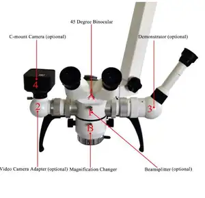 Ferramenta de cirurgia microscópica binocular com microscópio de operação OEM personalizável POS-103Z