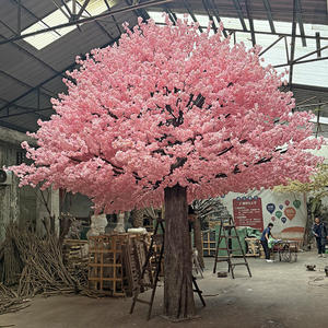 Árbol de glicinia púrpura romántico árbol de flor de cerezo que llora artificial decoración de flores árboles enormes para decoración de boda - Product Image 5